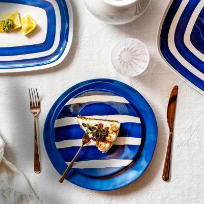 Plato llano Guzzini Riviera 27,5 cm azul