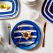 Plato llano Guzzini Riviera 27,5 cm azul
