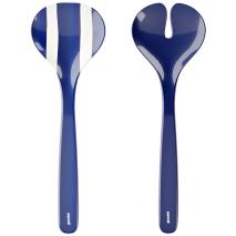 Cubiertos para ensalada Guzzini Riviera azul