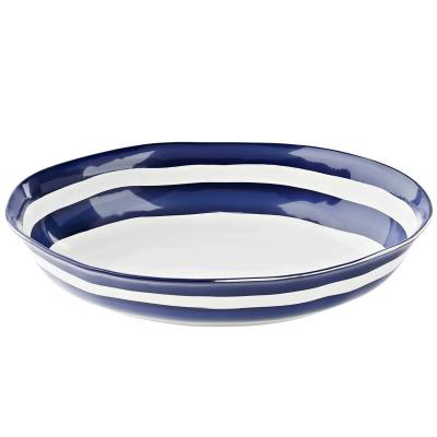 Bol para ensalada Guzzini Riviera 32x23 cm azul