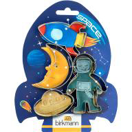 Set 4 cortador galletas Space