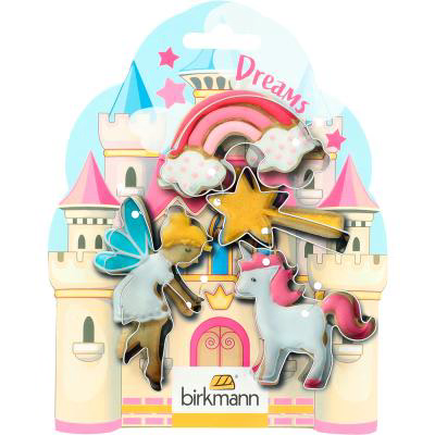 Set 4 cortador galletas Girls Dream