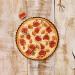 Molde quiche perforado fondo m�vil dorado