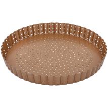 Motllo quiche perforat fons m�bil daurat