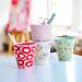 Vaso Koziol Flores 300 ml Camelia