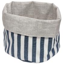 Panera grande Lino-alg 17x18 cm Squares azul