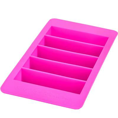 Molde 5 barritas energ�ticas choco silicona rosa
