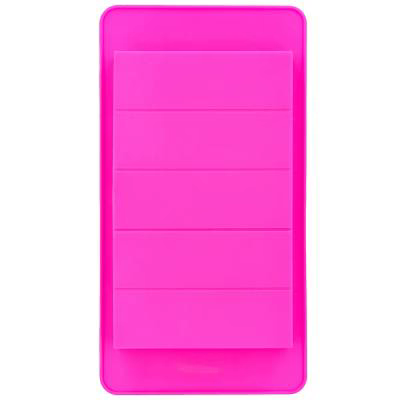 Molde 5 barritas energ�ticas choco silicona rosa