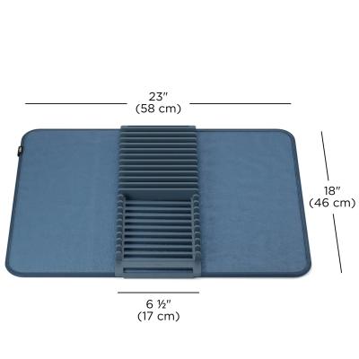 Escurreplatos esterilla Udry azul