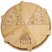 Plato pizza con 6 servidores bamb� 36 cm