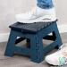 Taburete plegable 35x27x 22 h cm dark blue