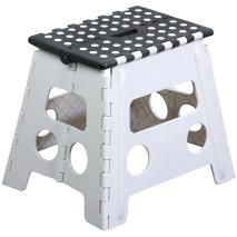 Taburet plegable 36x30x 32 cm h blanc