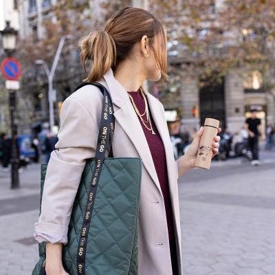 Termo mini para caf� 140 ml beige