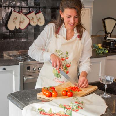 Delantal de cocina 100% algod�n Viva tomato