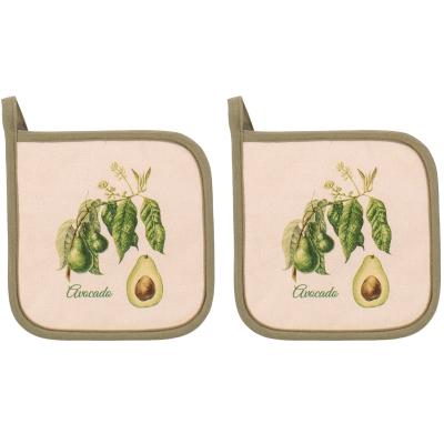 Juego 2 protectores de cocina 100% alg Viva avocad