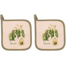 Juego 2 protectores de cocina 100% alg Viva avocad