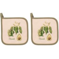 Juego 2 protectores de cocina 100% alg Viva avocad