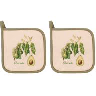 Juego 2 protectores de cocina 100% alg Viva avocad