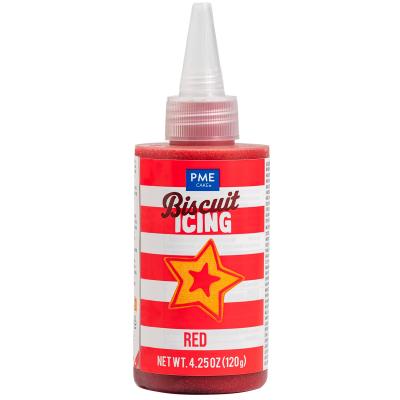 Tubo glaseado para galletas PME 120 g rojo