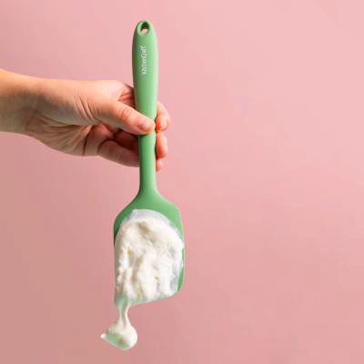 Esp�tula cocinar silicona 27 cm green