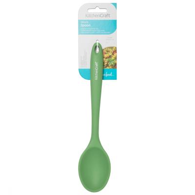 Cuchara cocinar silicona 27 cm green