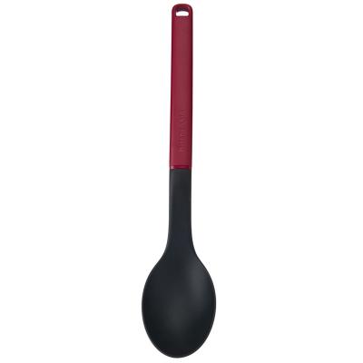 Cuchara cocinar nylon 34 cm rojo