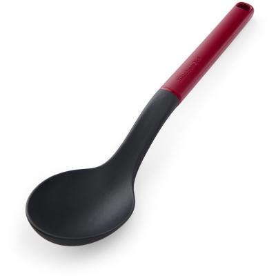 Cuchara cocinar nylon 34 cm rojo