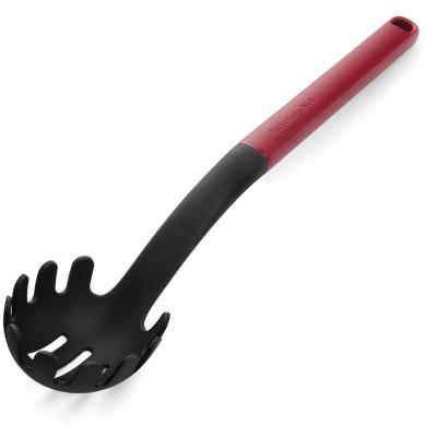 Cuchara Pasta Server nylon 34 cm rojo