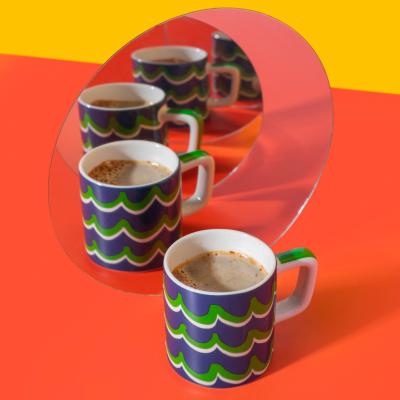 Taza espresso 120 ml Cyan tides blue