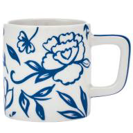 Taza espresso 120 ml Floral white