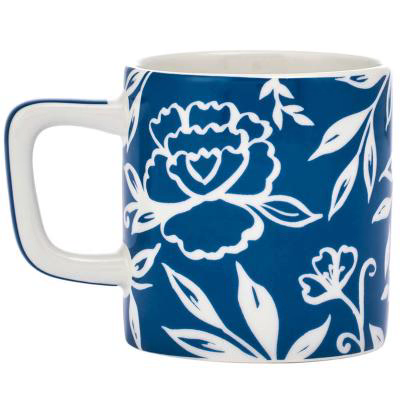 Taza espresso 120 ml Floral blue