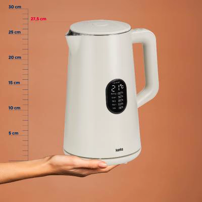 Hervidor acero con selector 5 temperaturas