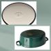 Cazuela oval hierro fund esmaltada 33 cm, 6 L verd