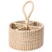 Caddy porta aceiteras y cubiertos natural Seagrass