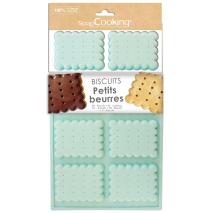 Molde silicona Biscuit Galleta 8 cav.