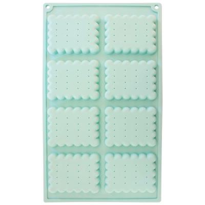 Molde silicona Biscuit Galleta 8 cav.