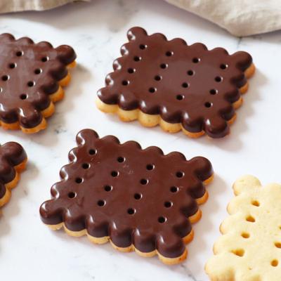 Molde silicona Biscuit Galleta 8 cav.