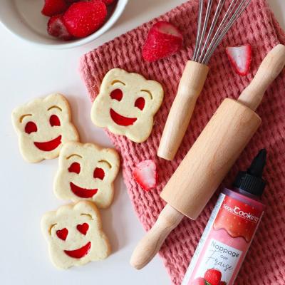 Molde silicona Biscuit Kawai Cookie 8 cav.