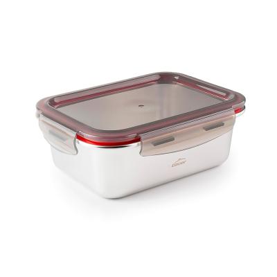 Tupper acero rectangular tapa pl�stico