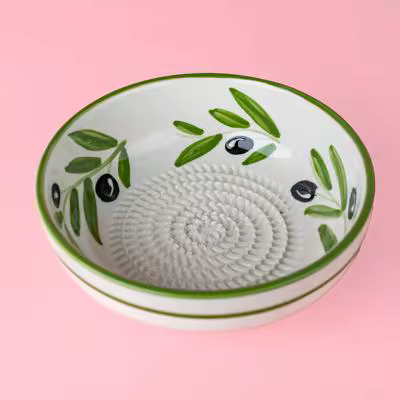 Plato rallador Olive mediano 15 cm