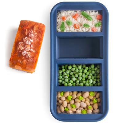 Molde congelaci�n 4 porciones x250 ml con tapa