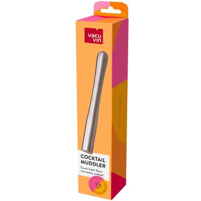 Mano mortero cocteleria inox Vacuvin