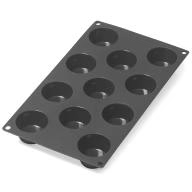 Molde mini muffins silicona 11 cav. x50 ml negro