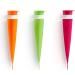 Juego 3 moldes helado calippo colores