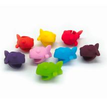 Marcadores de copas Clip Pescado x8