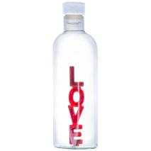 Ampolla amb tap vidre LOVE 1,1 L
