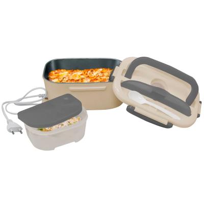 Fiambrera el�ctrica enchufe doble 450+60 ml