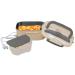 Fiambrera el�ctrica enchufe doble 450+60 ml