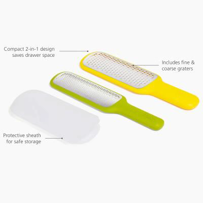 Rallador doble Grate & Zest fino/medio