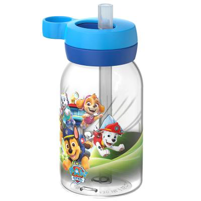Botella con pajita 450 ml Paw Patrol Pups